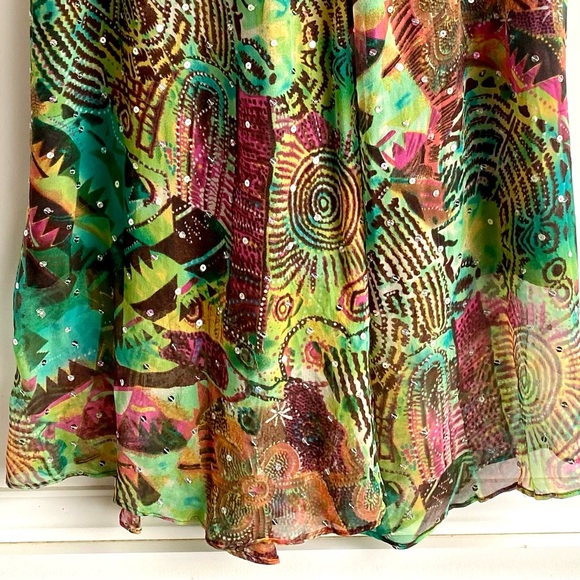 WD NY 100% Silk Skirt - Picture 6 of 8